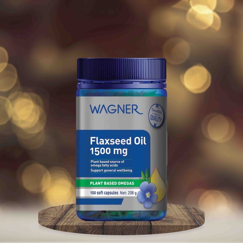 Wagner Flaxseed Oil 1500mg 100 Capsules