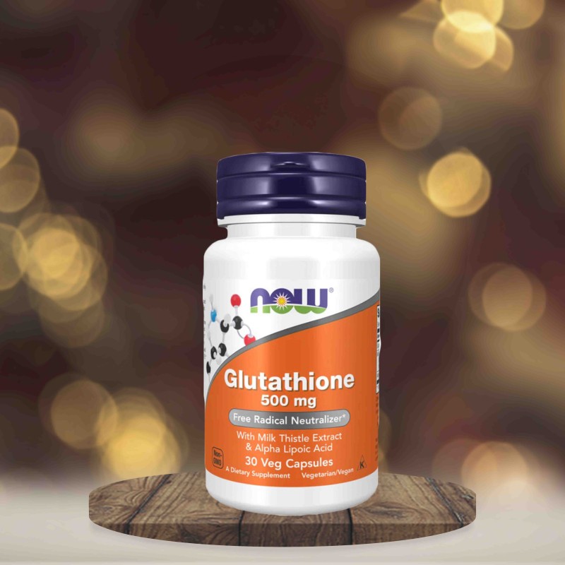 Now Glutathione 500mg 30 Vegan Capsules