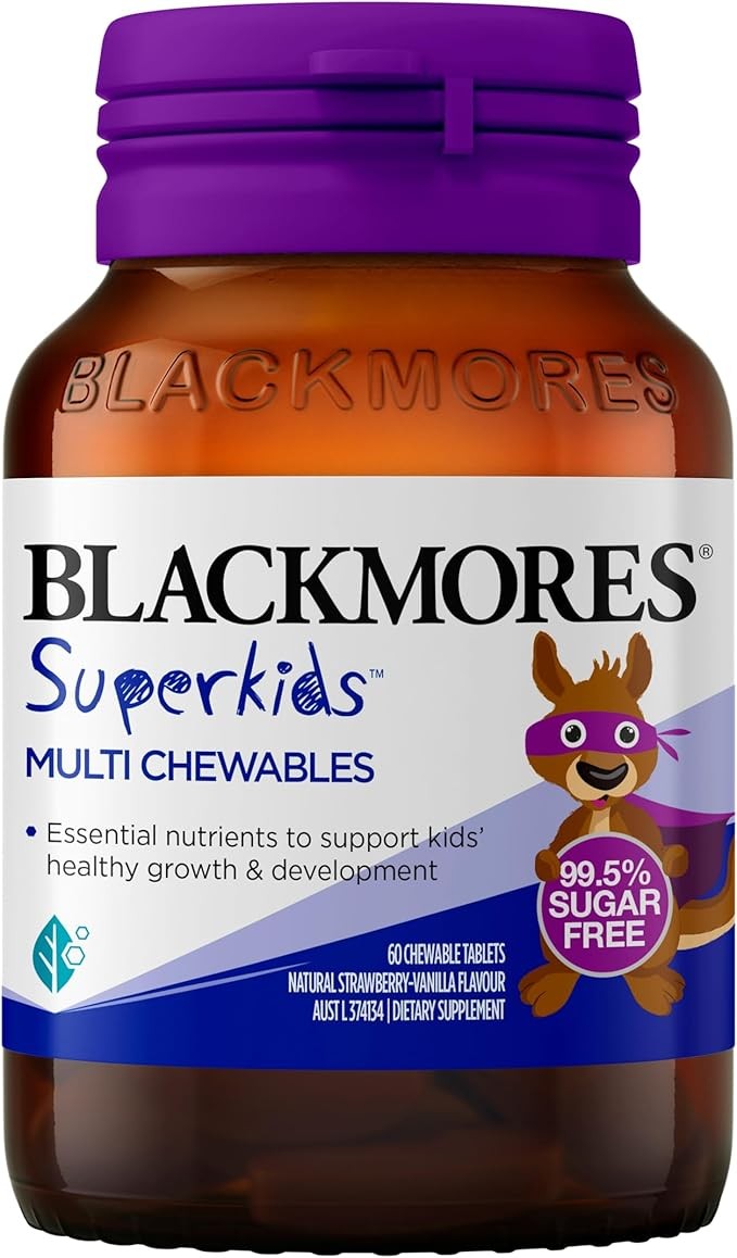 Blackmores Super Kids Multi Chewables Tab, 60ct