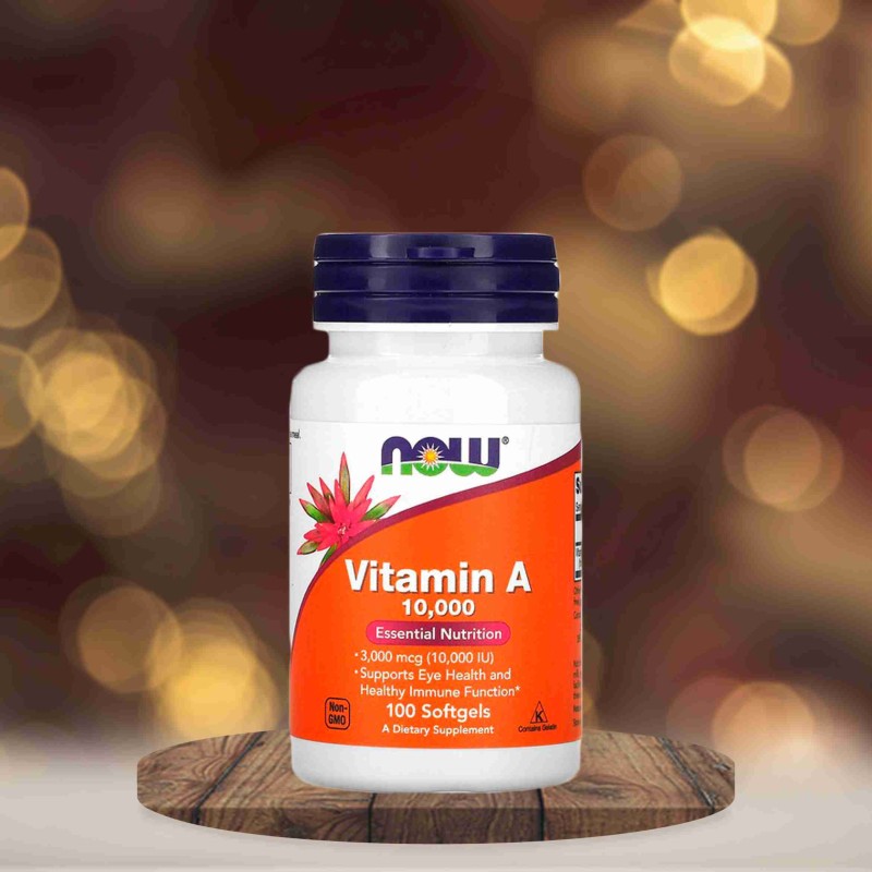 Now Vitamin A 10000 IU 100  Softgels