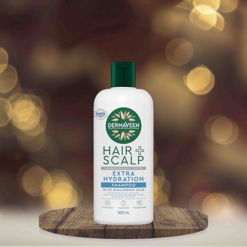 DermaVeen Hair + Scalp Extra Hydration Shampoo 500ml