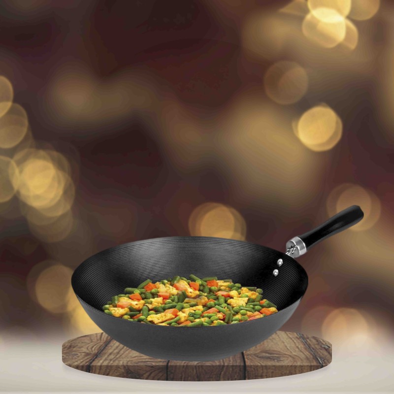 Anko 30cm Non-Stick Carbon Steel Frying Pan