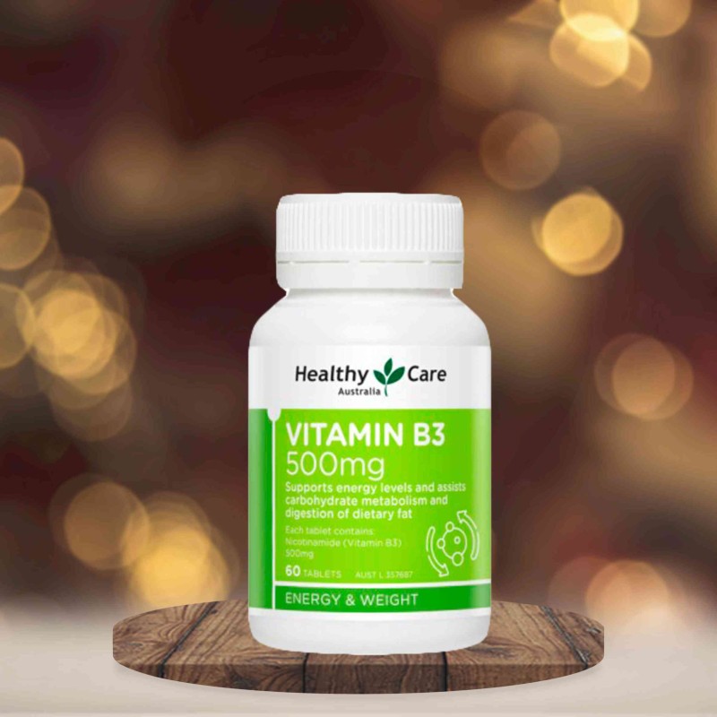 Healthy Care Vitamin B3 500mg 60 Tablets