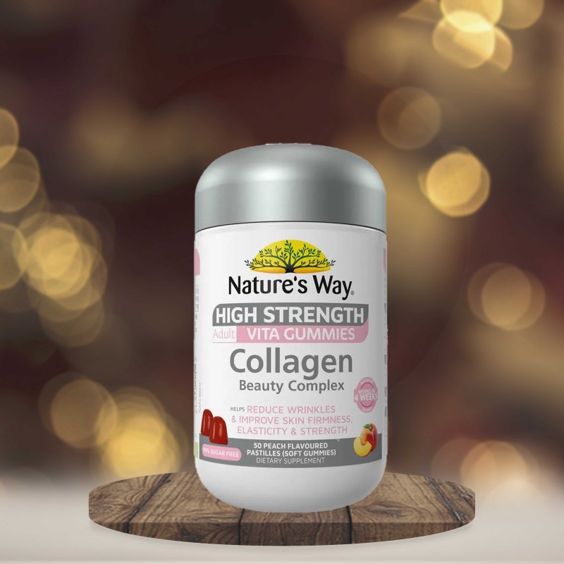 Nature's Way Adult Vita Gummies Sugar Free High Strength Collagen 50 Gummies