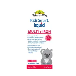 Nature's Way Kids Smart Liquid Multi + Iron 200ml