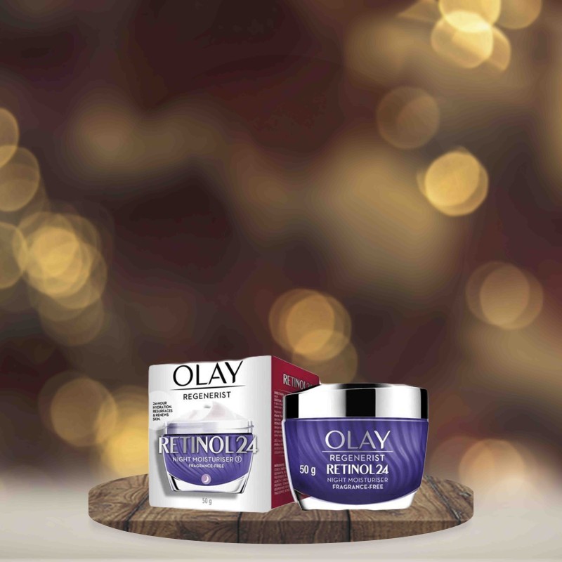 Olay Regenerist Retinol 24 Night Face Cream Moisturiser Fragrance Free 50g