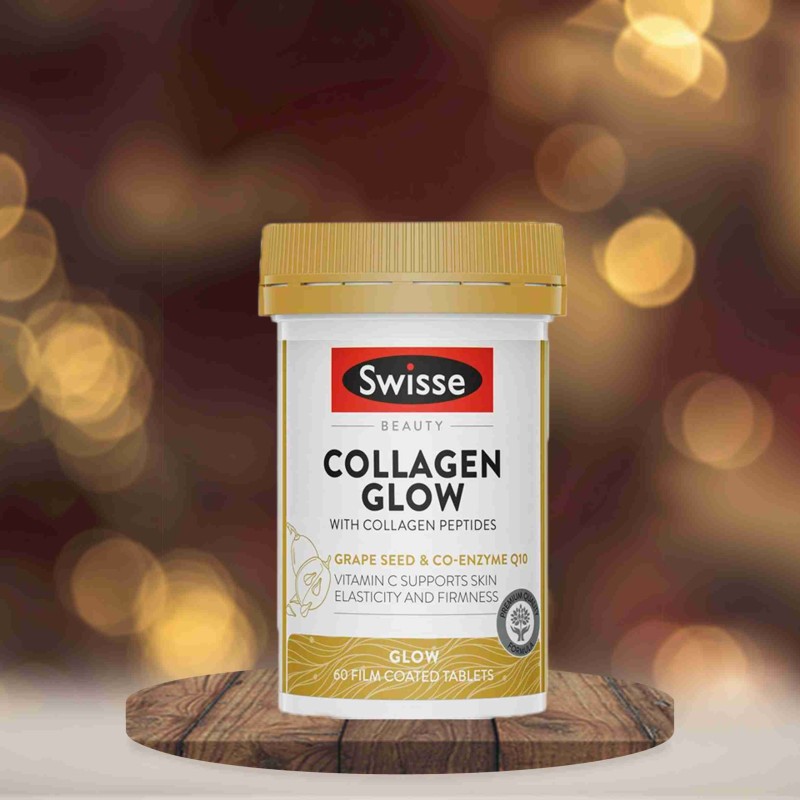 Swisse Beauty Collagen Glow  Peptide 60 Tablets