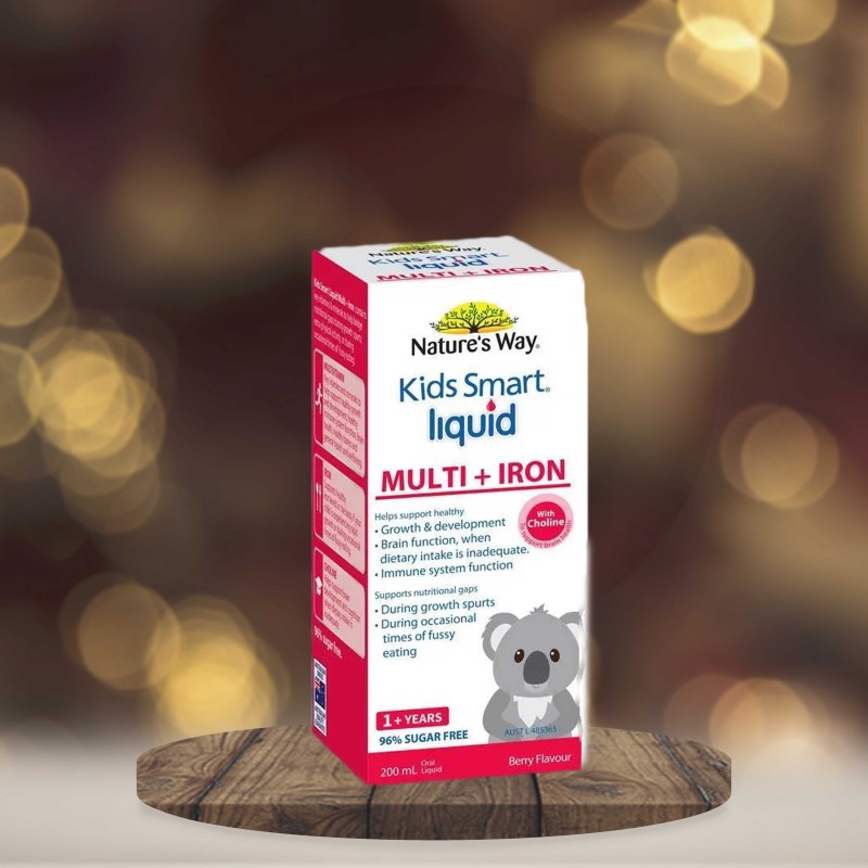 Nature's Way Kids Smart Liquid Multi + Iron 200ml