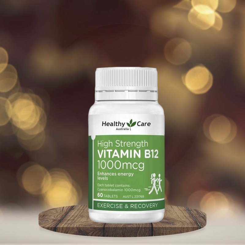 Healthy Care B12 1000mcg 60 Tablets