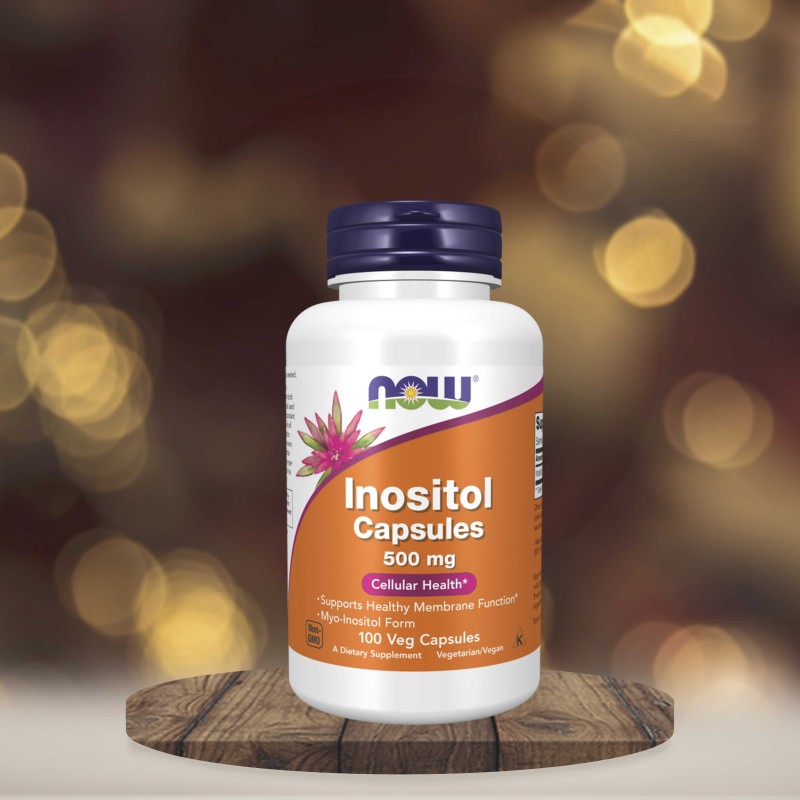 Now Inositol 500 mg Veg Capsules