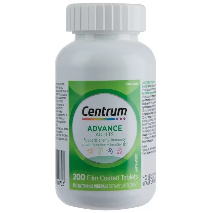 Centrum Advance Adults 200 Tablets
