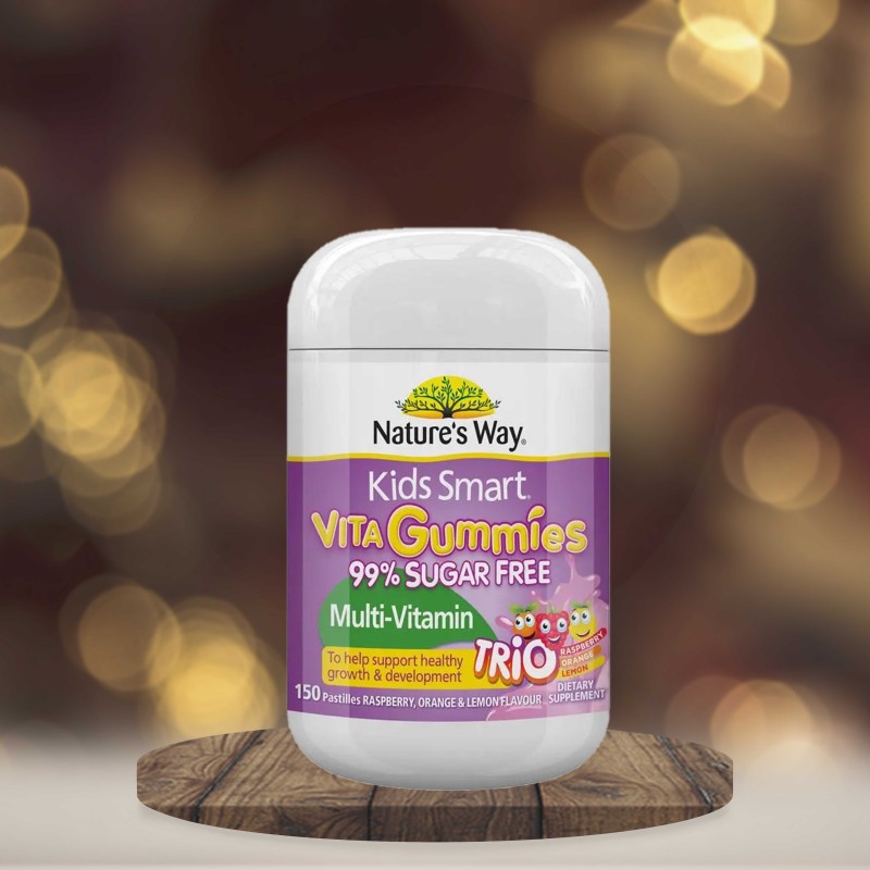 Nature's Way Kids Smart Vita Gummies Sugar Free Multivitamin Trios 150 Pastilles