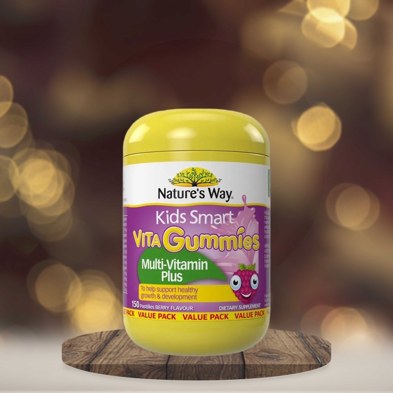 Nature's Way Kids Smart Vita Gummies Multi-Vitamin+ 150 Gummies Exclusive Size