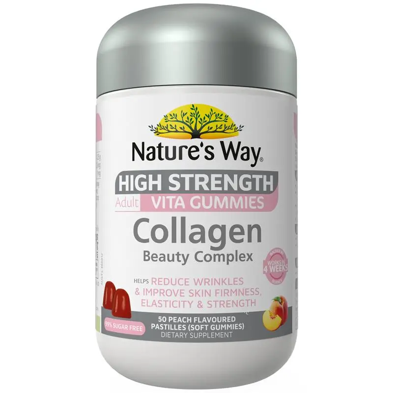 Nature's Way Adult Vita Gummies Sugar Free High Strength Collagen 50 Gummies