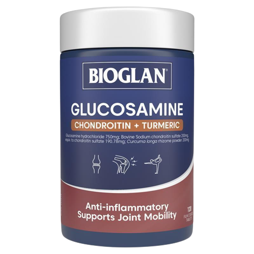 Bioglan Glucosamine Chondroitin and Turmeric 120 Tablets