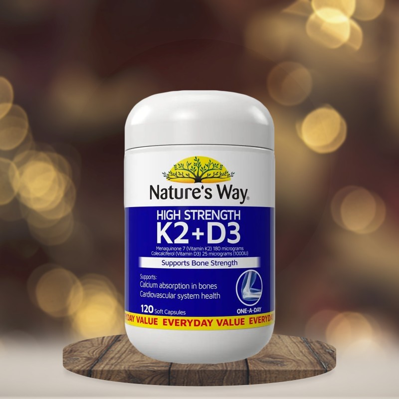 Nature's Way K2+D3 120 Capsules