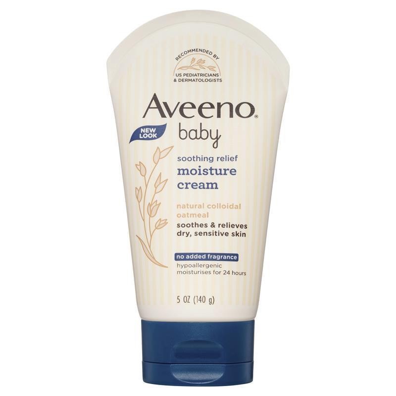Aveeno Baby Soothing Relief Fragrance Free Moisture Cream 140g