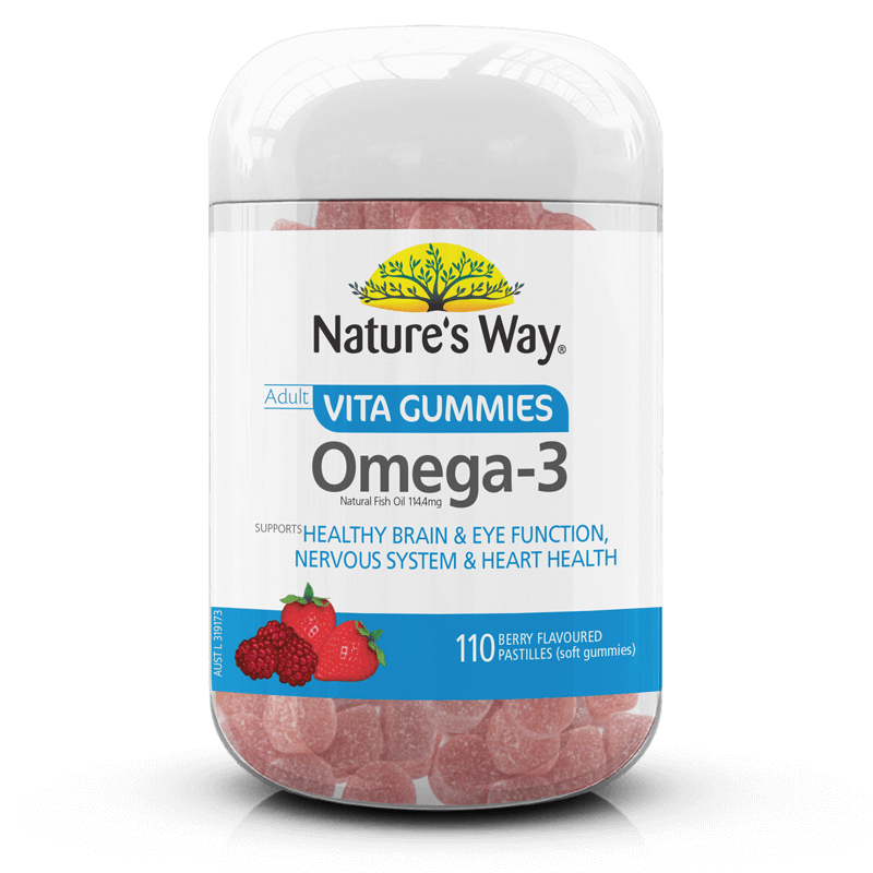 Nature's Way Adult Omega-3 110 Vita Gummies