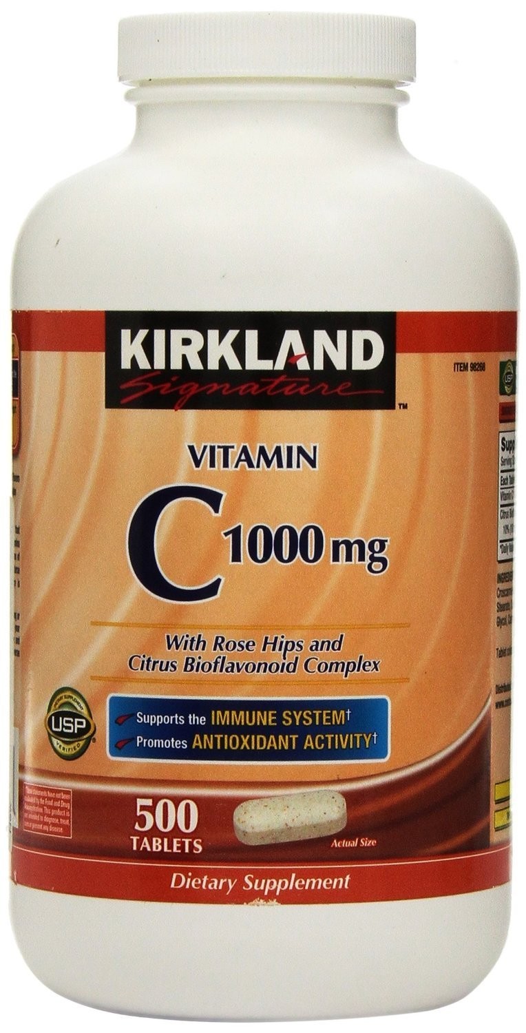 Kirkland Signature Vit C 1000mg 500 cap